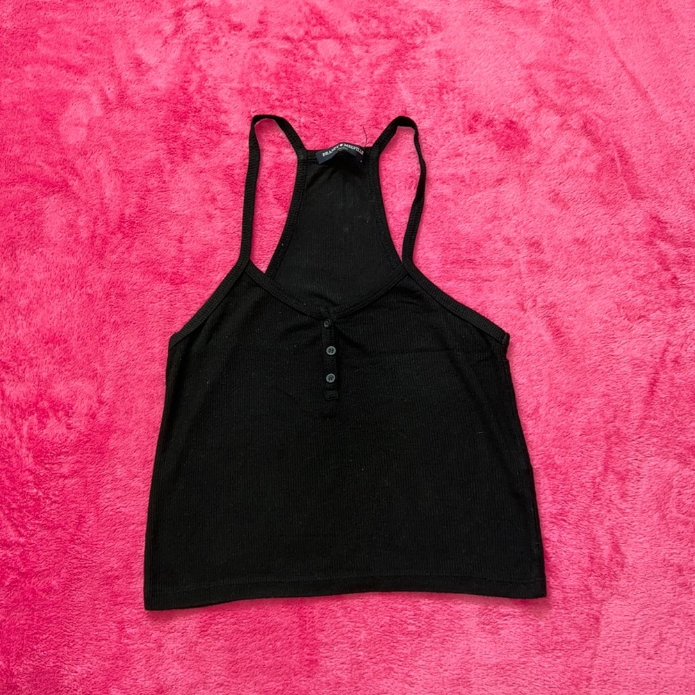 Black Brandy Melville Cropped Tank